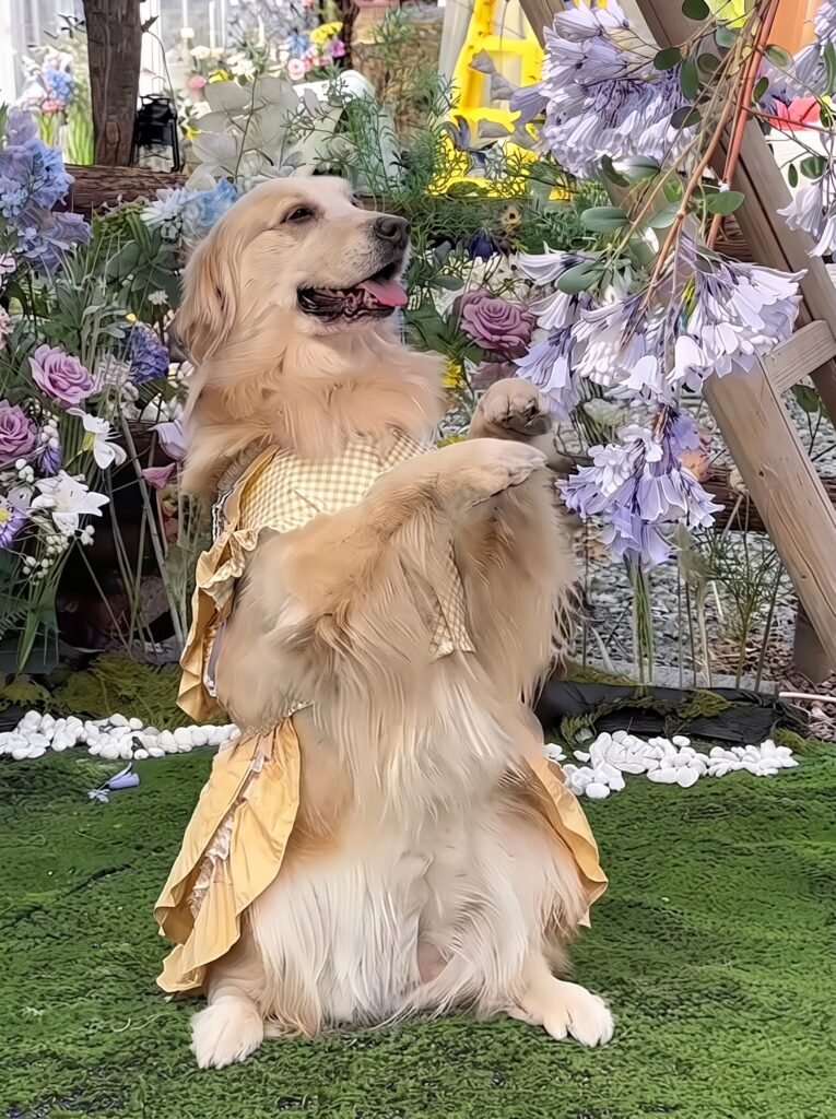 Bella in garden 